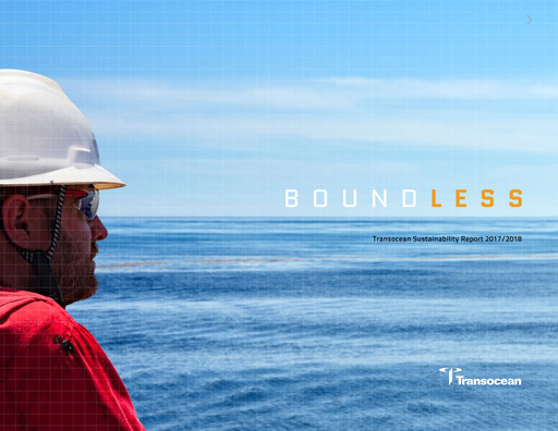 Miniature Transocean Rapport de durabilité 2017-2018