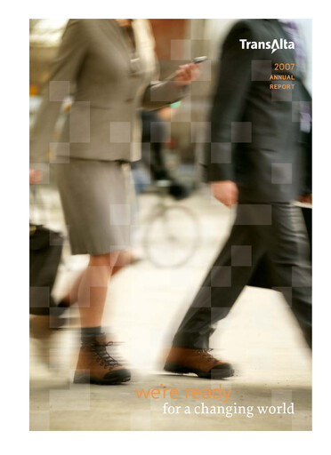 Thumbnail TransAlta Annual Report 2007