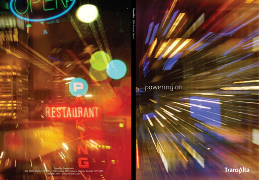 Thumbnail TransAlta Annual Report 2008