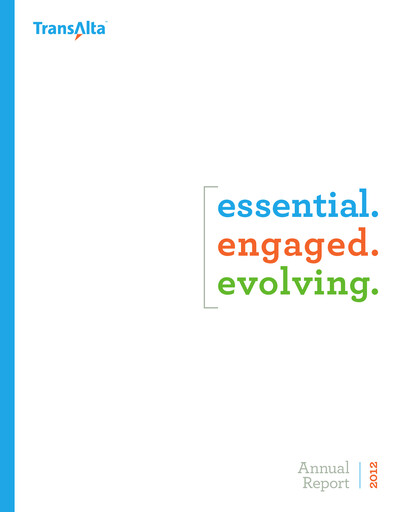 Thumbnail TransAlta Annual Report 2012