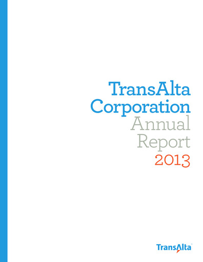 Thumbnail TransAlta Annual Report 2013