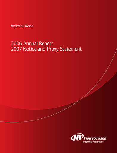 Thumbnail Trane Technologies
 Annual Report 2006
