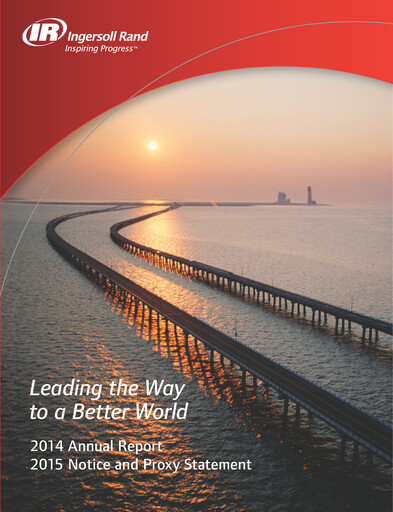 Thumbnail Trane Technologies
 Annual Report 2014