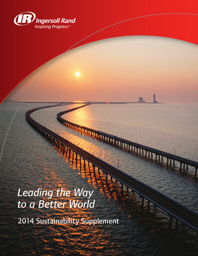 Thumbnail Trane Technologies
 Sustainability Report 2014