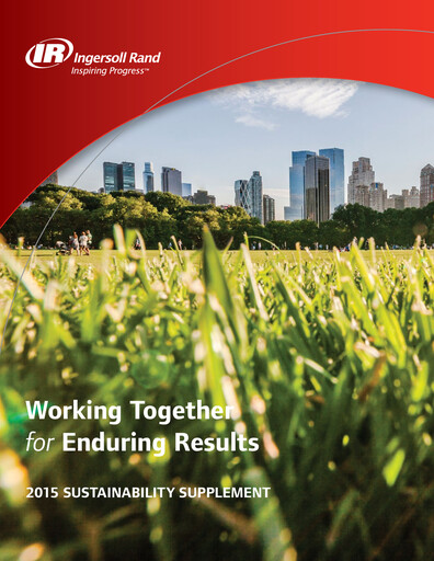 Thumbnail Trane Technologies
 Sustainability Report 2015