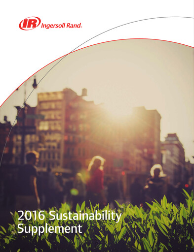 Thumbnail Trane Technologies
 Sustainability Report 2016