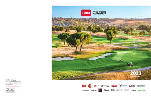 Thumbnail The Toro Company
 Annual Report 2023