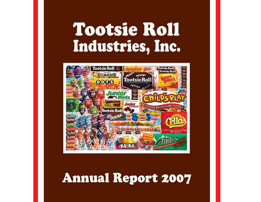 Thumbnail Tootsie Roll Industries
 Annual Report 2007