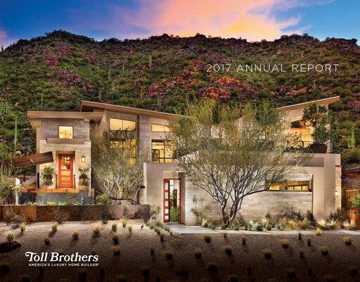 Thumbnail Toll Brothers
 Annual Report 2017