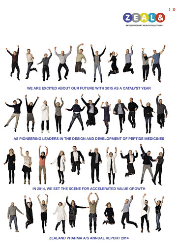 Thumbnail Zealand Pharma Annual Report 2014