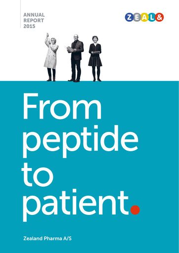 Thumbnail Zealand Pharma Annual Report 2015