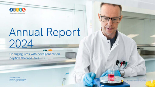 Thumbnail Zealand Pharma Annual Report 2024