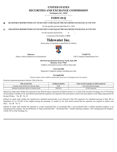 Thumbnail Tidewater Quarterly Report 2024-q1