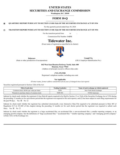 Thumbnail Tidewater Quarterly Report 2024-q2