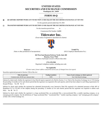 Thumbnail Tidewater Quarterly Report 2026-q2