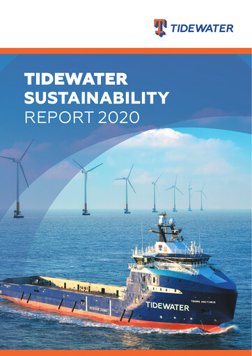 Thumbnail Tidewater Sustainability Report 2020