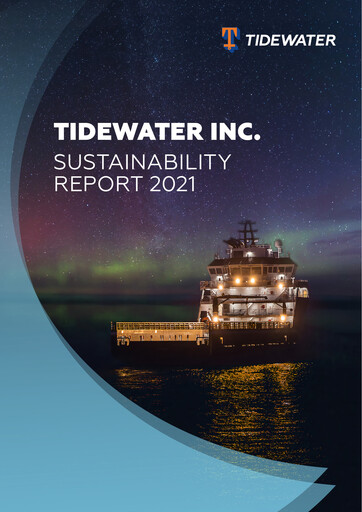 Thumbnail Tidewater Sustainability Report 2021
