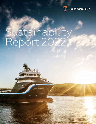 Thumbnail Tidewater Sustainability Report 2022