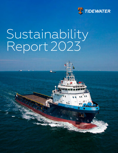 Thumbnail Tidewater Sustainability Report 2023