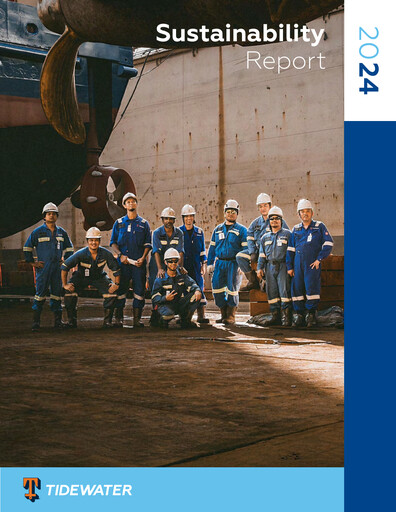 Thumbnail Tidewater Sustainability Report 2024