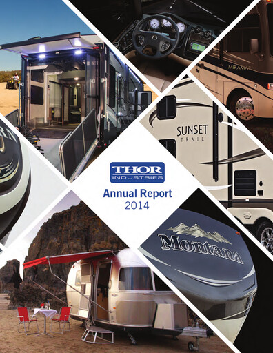 Miniature Thor Industries
 Rapport annuel 2014