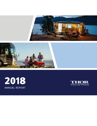 Miniature Thor Industries
 Rapport annuel 2018
