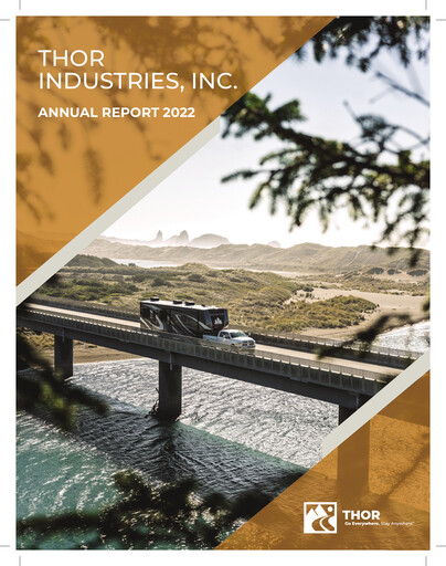 Miniature Thor Industries
 Rapport annuel 2022