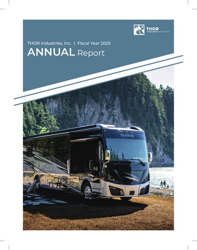 Miniature Thor Industries
 Rapport annuel 2025