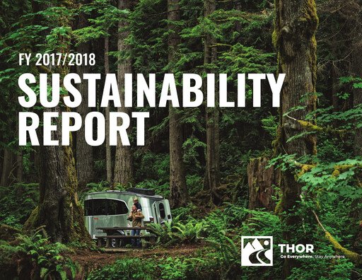 Miniature Thor Industries
 Rapport de durabilité 2017-2018