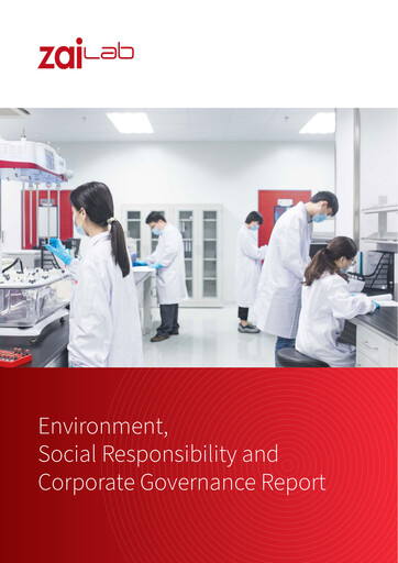 Miniature Zai Lab Rapport ESG 2021