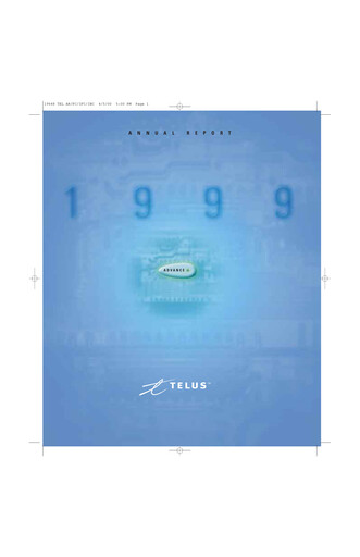 Thumbnail Telus Annual Report 1999