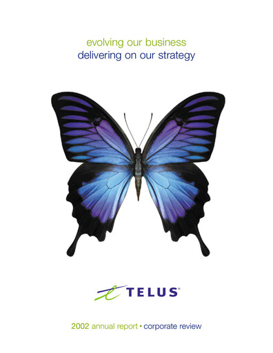 Thumbnail Telus Annual Report 2002