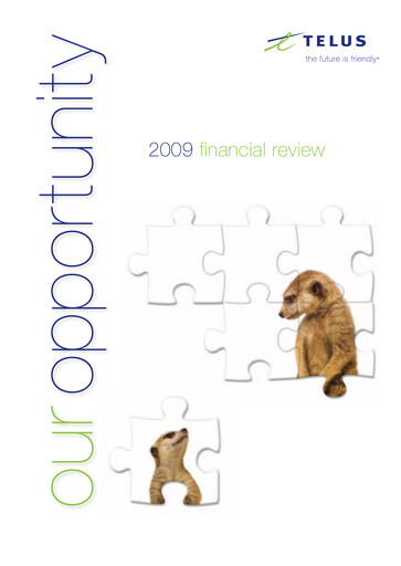 Thumbnail Telus Annual Report 2009