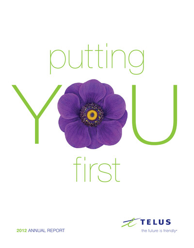 Thumbnail Telus Annual Report 2012