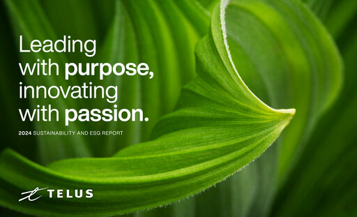 Thumbnail Telus Sustainability Report 2024