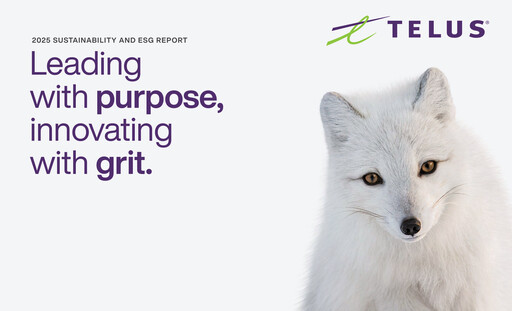 Thumbnail Telus Sustainability Report 2025