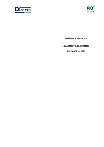 Thumbnail Telefonica Brasil Financial Statement 2013
