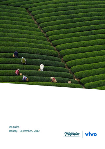 Thumbnail Telefonica Brasil Quarterly Report 2012-q3