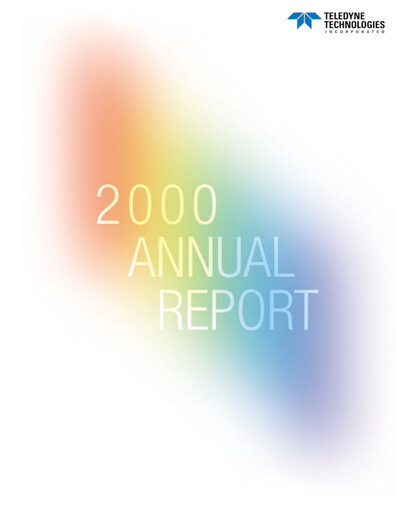 Thumbnail Teledyne Technologies Annual Report 2000