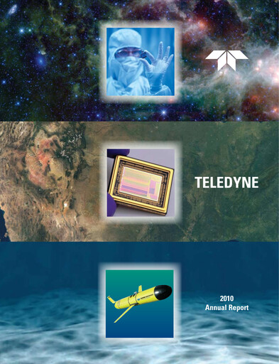 Thumbnail Teledyne Technologies Annual Report 2010