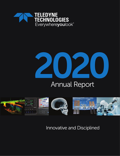 Thumbnail Teledyne Technologies Annual Report 2020