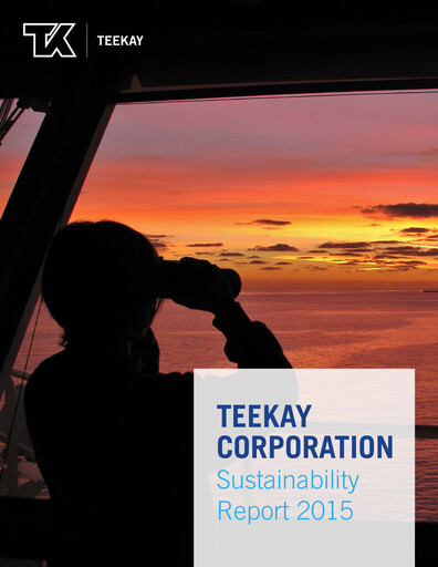 Vorschaubild Teekay Tankers Nachhaltigkeitsbericht 2015
