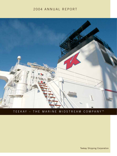 Thumbnail Teekay Annual Report 2004