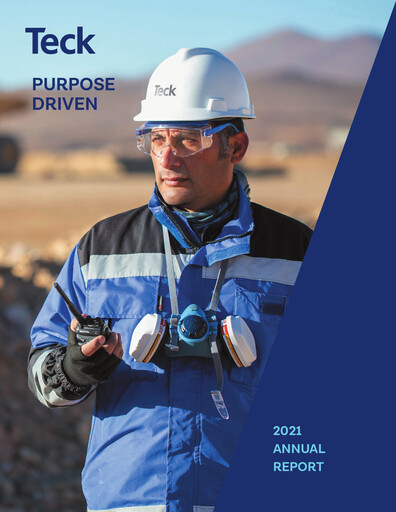 Thumbnail Teck Resources
 Annual Report 2021