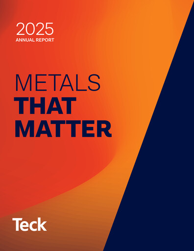 Thumbnail Teck Resources
 Annual Report 2025