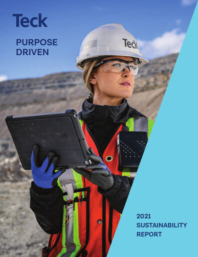 Thumbnail Teck Resources
 Sustainability Report 2021
