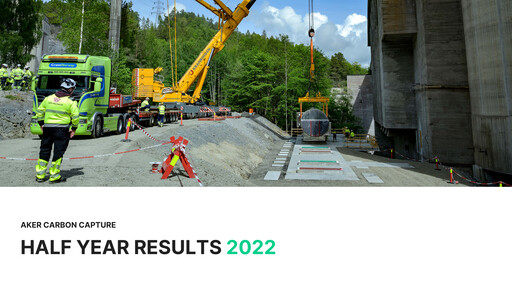 Vorschaubild Aker Carbon Capture Halbjahresbericht 2022-h1