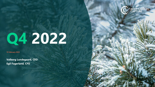 Thumbnail Aker Carbon Capture Quarterly Report 2022-q4