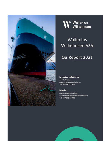 Thumbnail Wallenius Wilhelmsen Quarterly Report 2021-q3