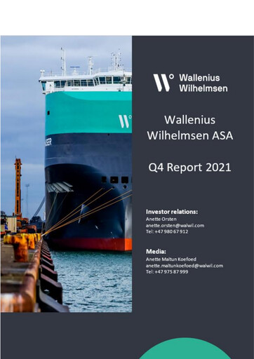 Thumbnail Wallenius Wilhelmsen Quarterly Report 2021-q4